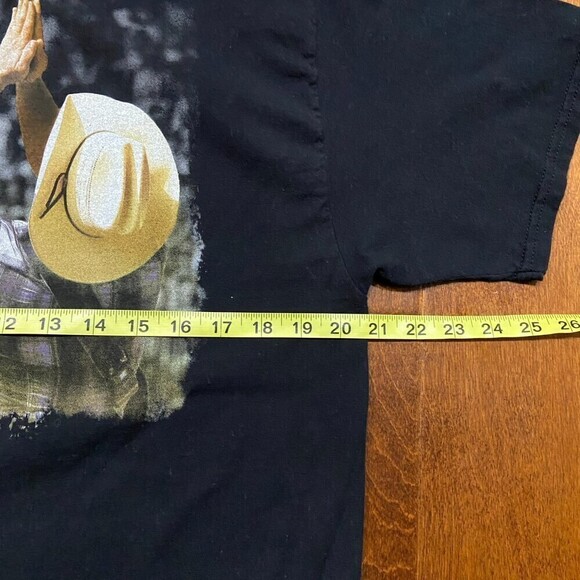 Hanes Garth Brooks World Tour 2014 Country Music Black T-Shirt Men's Size Large - Picture 7 of 8